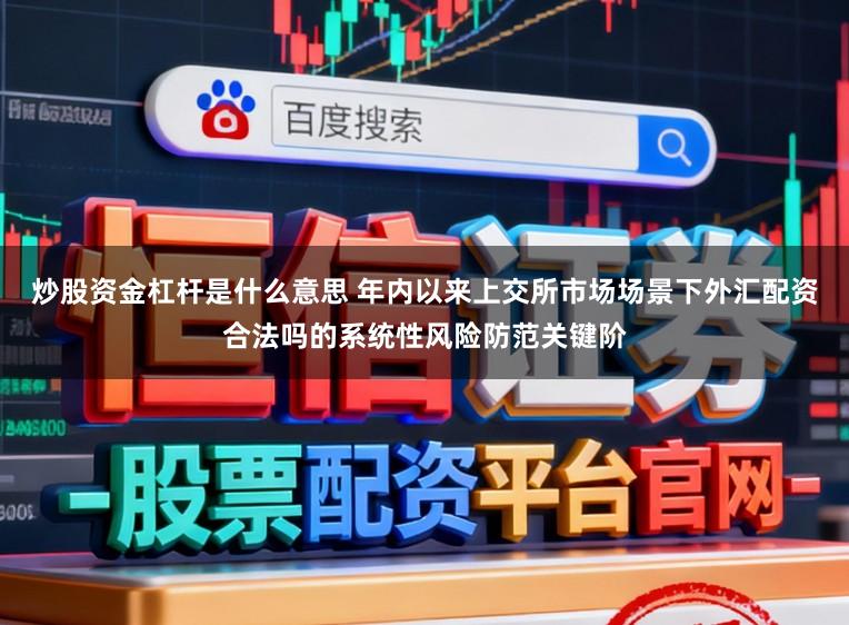 炒股资金杠杆是什么意思 年内以来上交所市场场景下外汇配资合法吗的系统性风险防范关键阶