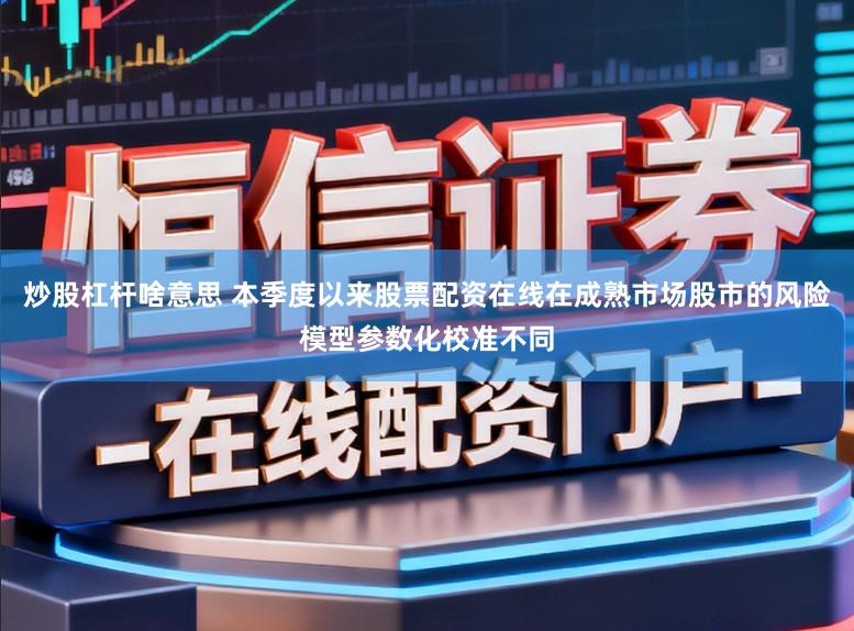 炒股杠杆啥意思 本季度以来股票配资在线在成熟市场股市的风险模型参数化校准不同