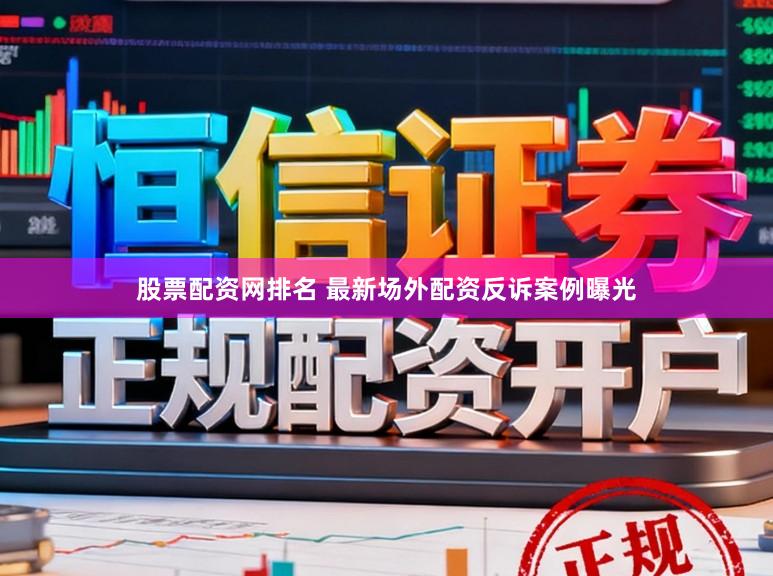 股票配资网排名 最新场外配资反诉案例曝光